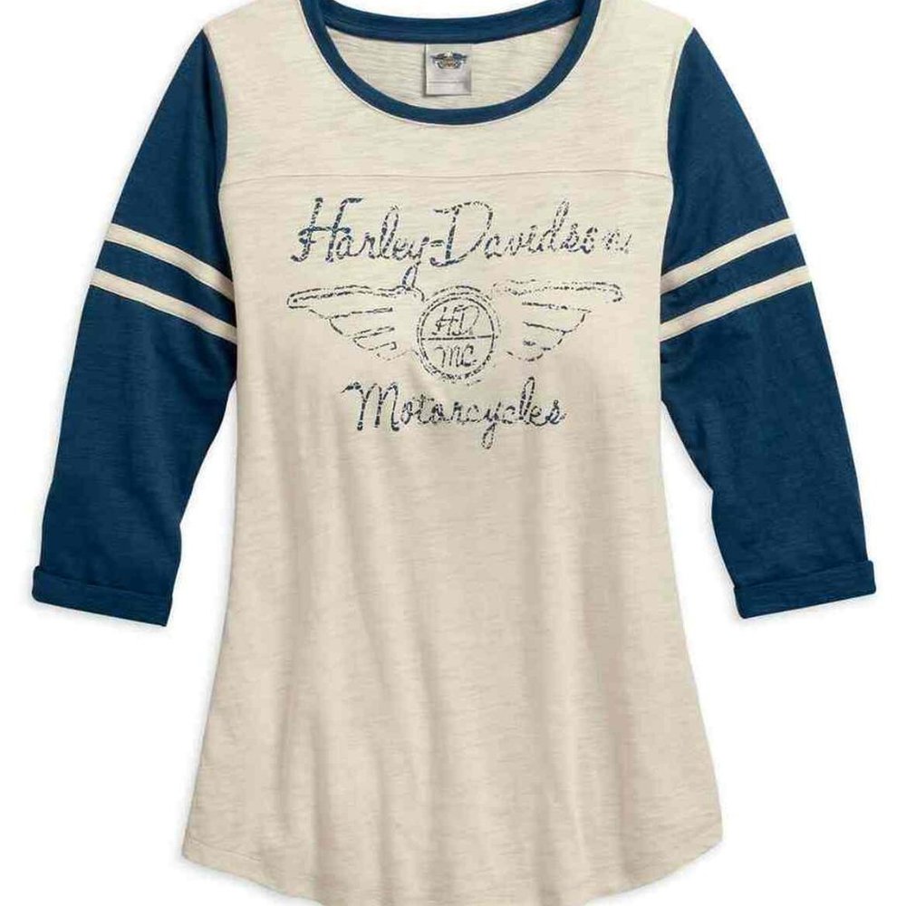 Harley-Davison Women's 3/4 Sleeve T-Shirt